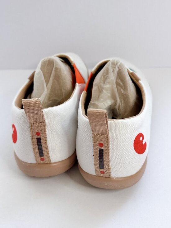Men’s Size 10.5 UIN Global Need Canvas Slip On Shoes White Art Travel Flats main image 9